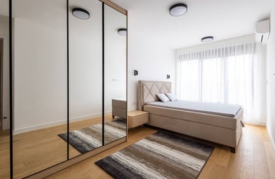 Rental of a stylish and spacious penthouse, 132 m², Charm Residence, Voždovac, Belgrade, Serbia